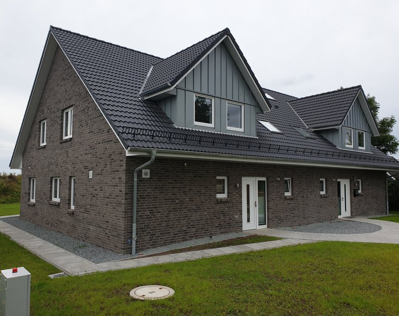 Ein Generationshaus mit Klinkerfassade